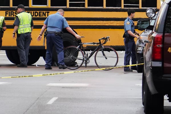 Bicyclist fatally struck by St. Paul school bus