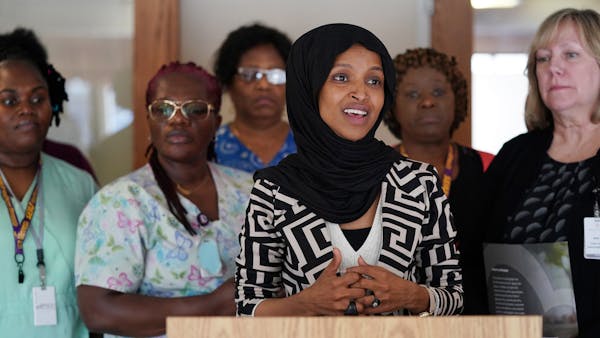 Rep. Ilhan Omar meets with DED holders in New Hope