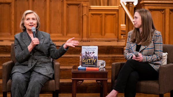 Hillary and Chelsea Clinton visit Minneapolis to promote book about gutsy women