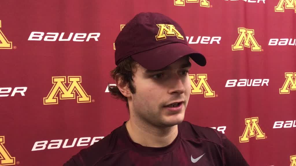 He scored the lone Gophers goal at home Friday night vs. MSU Mankato.