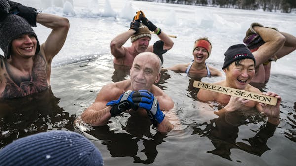 Would you jump in a Minnesota lake in January if it was good for your health?