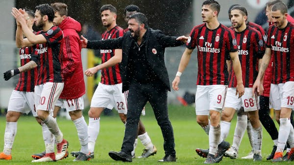 A.C. Milan manager Gennaro Gattuso