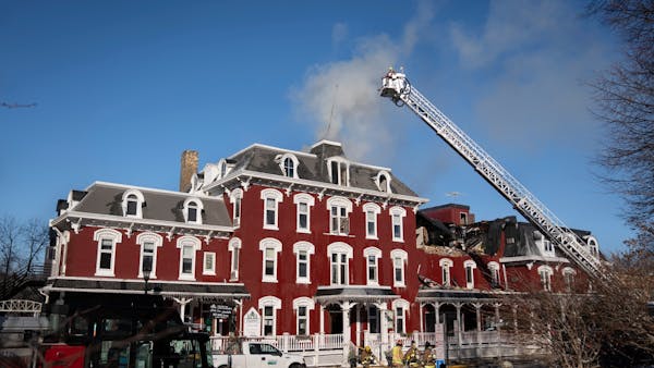 Fire destroys much of Northfield's historic Archer House River Inn