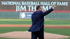 Thome returns to Target Field a Hall of Famer