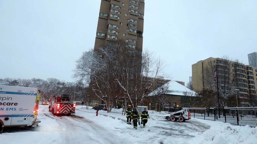 Five people died early Wednesday in a fire on the 14th floor of a Minneapolis public housing high rise in the Cedar-Riverside neighborhood.