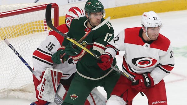 Wild happy to get a point in overtime loss to Hurricanes