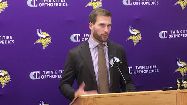 Kirk Cousins addresses Sunday's Vikings loss