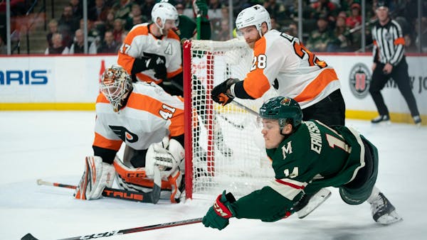 Mistakes doom Wild in loss to Flyers