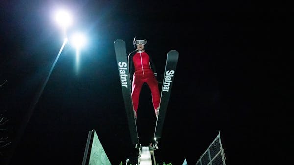 Young ski jumpers come back for the thrills