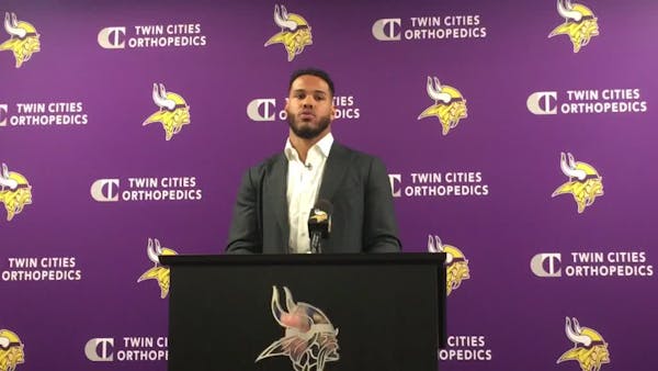 Barr happy to be with Vikings after 'one of worst days of my life'