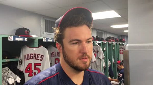 Hughes to 'roll with the punches' in Twins bullpen for now
