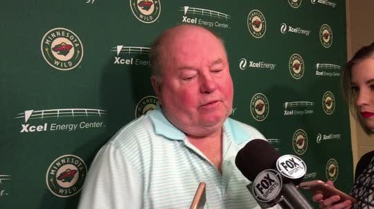 Wild coach Bruce Boudreau talks Thursday about watching the team's young defensemen compete for roster spots, and what he wants to see from the team's No. 2 goalie.