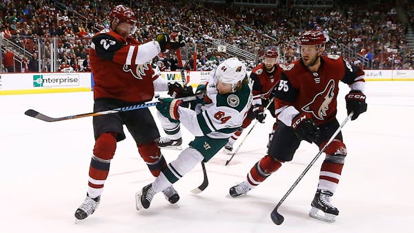 Wild pulls away from Coyotes in third period