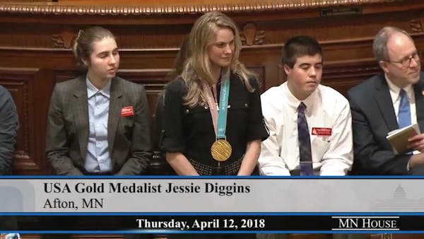 Olympic gold medalist Jessie Diggins recognized by House