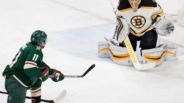 Wild secure 'big point' in overtime loss to Bruins