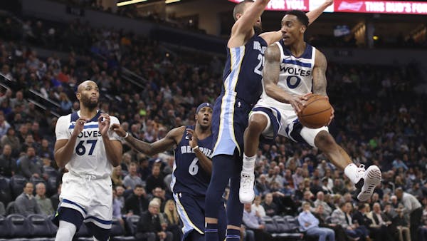Thud! Wolves lose 101-93 to struggling Grizzlies