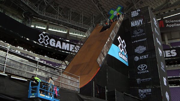 Get a close-up look at preparations for X Games Minneapolis