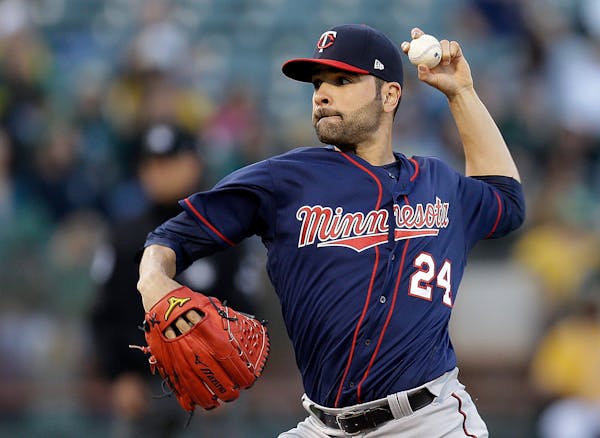 Garcia wins Twins debut, but his next start is in question