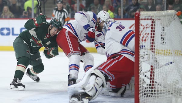 Improved play in third period helps Wild hold off Rangers