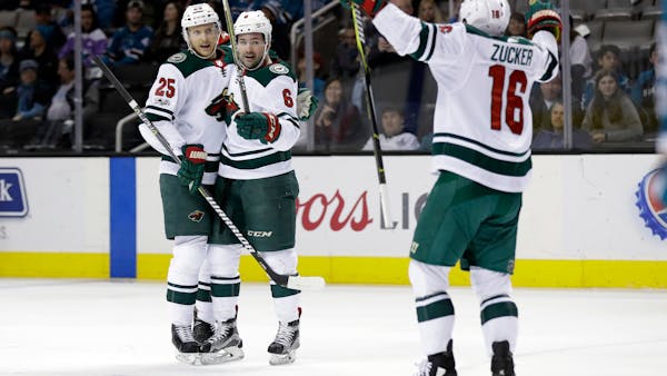 Wild concludes trip with 'great character win' over Sharks