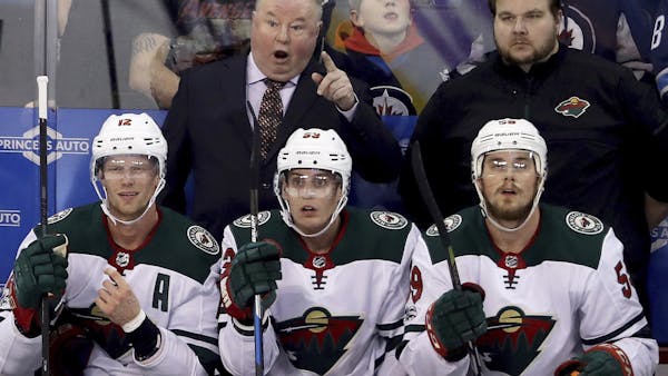 Boudreau: Wild "quit playing" during loss to Jets