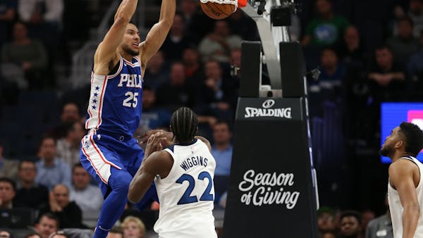 Wolves lose 118-112 to Sixers in OT
