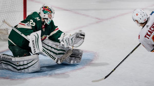 Goalie Stalock played key role in Wild's shootout win over Flames