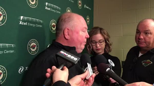 Boudreau talks about Granlund's return against Vancouver