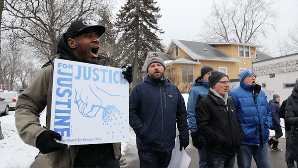 Rally for Justine held in her Minneapolis neighborhood