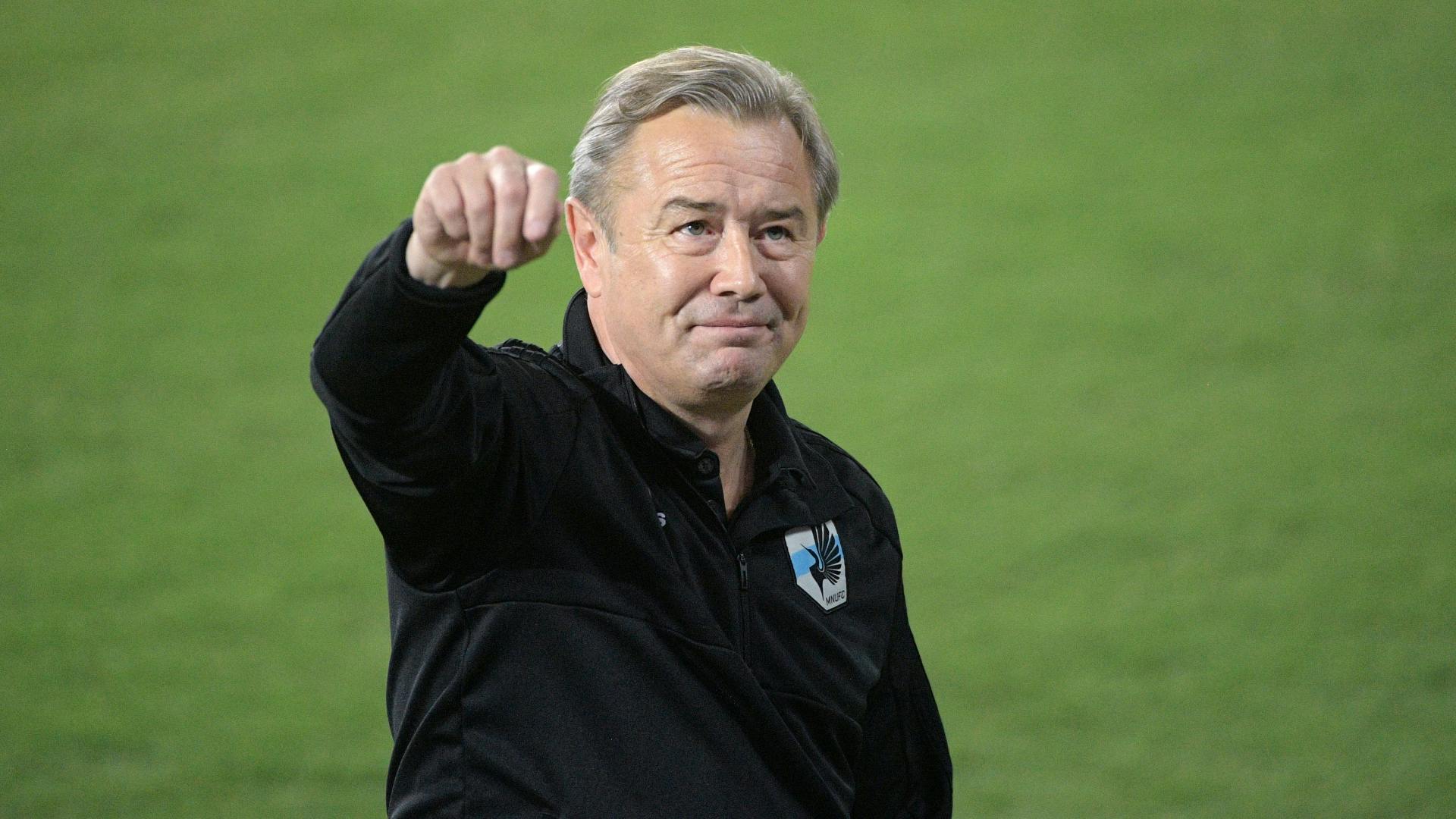 Coach Adrian Heath met with the media Wednesday night to discuss his side's 2-0 loss.
