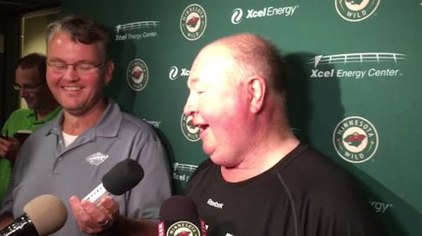 Boudreau pleased with Day 1, says Zach Parise is 'day-to-day'