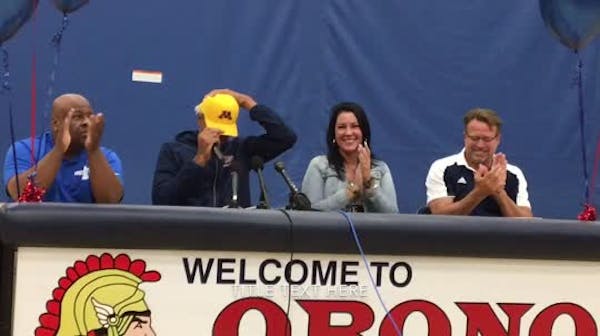 Orono's Thomas brings 'hype' with commitment to Gophers basketball