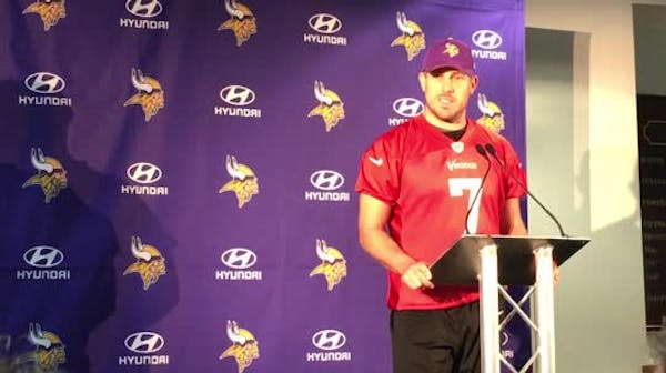 Case Keenum on playing for London NFL team: "I think it'd be fun"