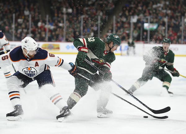 Wild turns in encouraging performance in first game without Ryan Suter