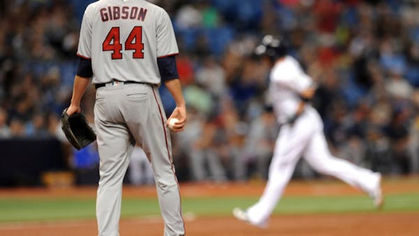 Gibson was good for six innings, but the Twins needed a seventh