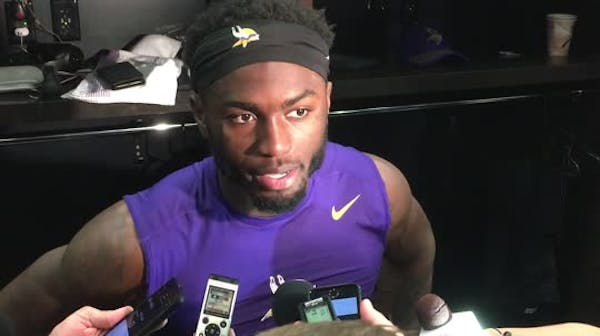 Treadwell on his one-handed catch in Vikings' win