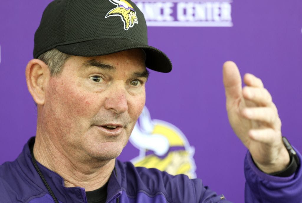 The Vikings rookie mini camp is underway in Eagan and head coach Mike Zimmer said it's his favorite time of the season.