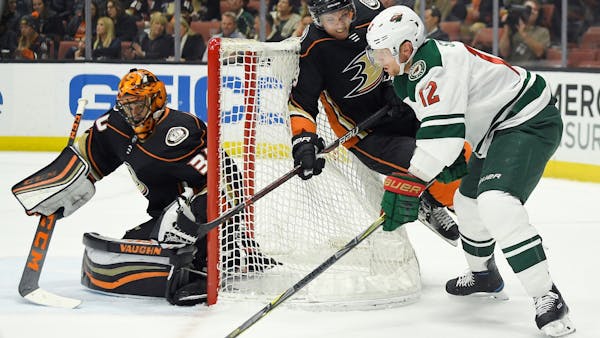 Wild can't maintain strong start in loss to Ducks