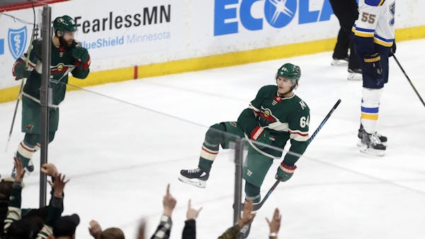 Fast start helps propel Wild to rout of Blues