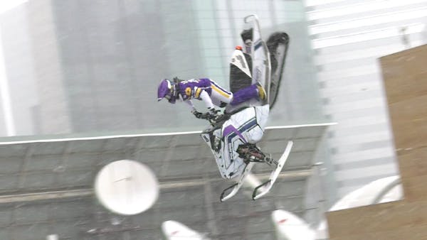 One year ago: Minnesota snowmobiler soars over Nicollet Mall