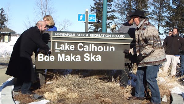 Lake Calhoun officially renamed Bde Maka Ska