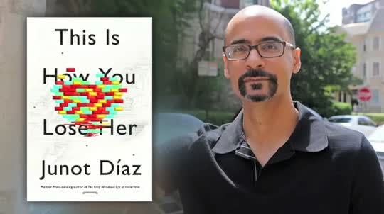 Talking Volumes author, Junot Díaz reads an excerpt from his book, "This Is How You Lose Her".