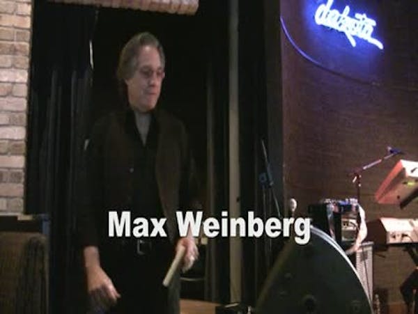 C.J.: Max Weinberg, Tom Saviano, Steve Madeo at the Dakota