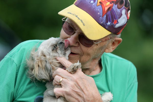 Retiree finds perfect match in passion for dogs and cycling