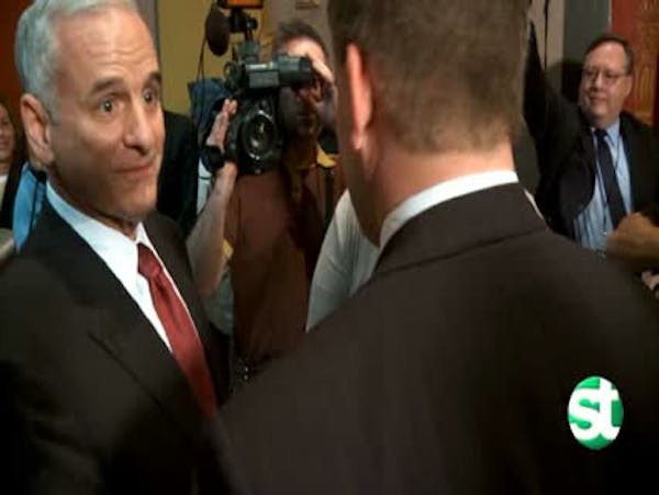 Dayton meets with Republican caucus