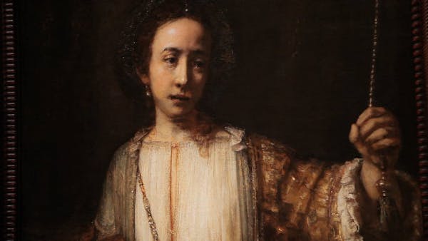 See the MIA's curator talk about Rembrandt's "Lucretia"