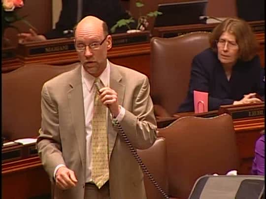 Rep. Jim Davnie (DFL-Minneapolis) says Republicans are punting on the Vikings stadium issue with their proposal to use bonding to only pay for stadium infrastructure. House Majority Leader Matt Dean (R-Dellwood) says the proposal will benefit Minneapolis and he looks forward to the debate.