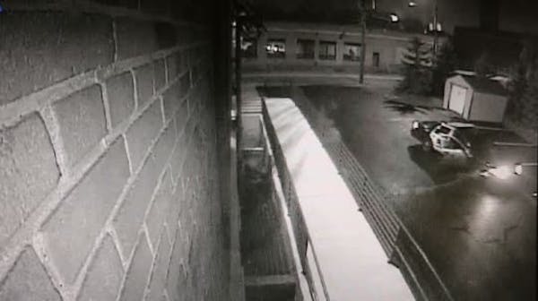 Security video from officer-involved shooting