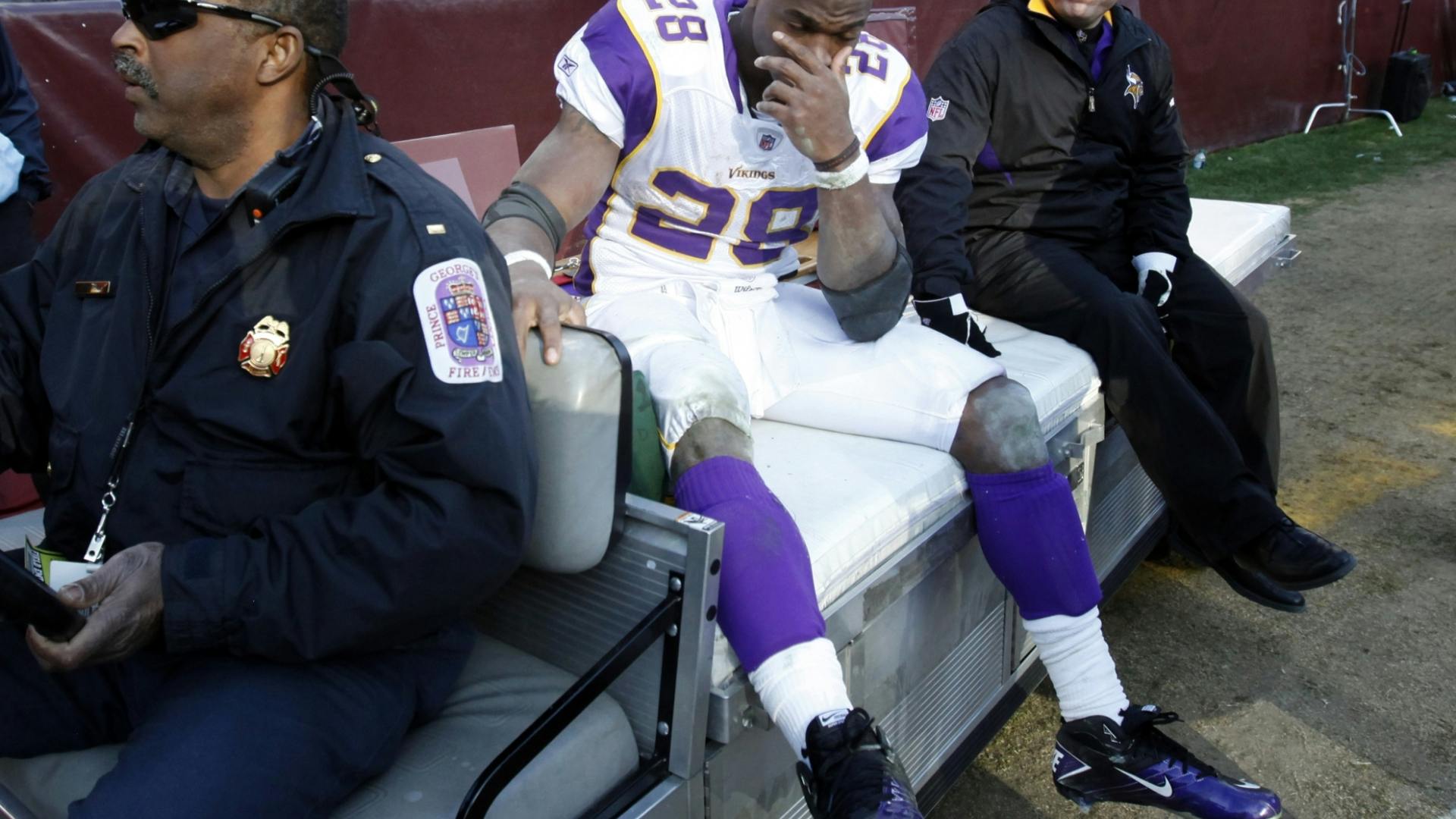 Adrian Peterson's serious knee injury cast a somber aura over the Vikings, but Joe Webb was dynamic as he picked up the slack for both Peterson and banged-up Christian Ponder.