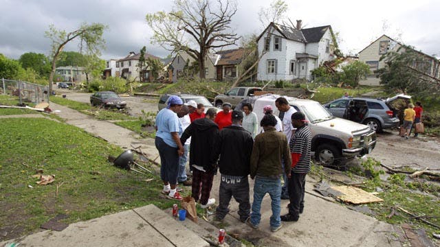 A team of state and federal officials is expected to tour tornado damaged neighborhoods of Minneapolis on Thursday as part of a "preliminary damage assessment," a necessary step in the process of applying for federal disaster aid.